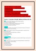NR 222 HEALTH & WELLNESS&NewLine;EXAMINATION 1&colon; COMPREHENSIVE EXAMINATION&NewLine;CHAMBERLAIN COLLEGE OF NURSING&NewLine;ACADEMIC YEAR 2026&sol;2027&NewLine;100 VERIFIED QUESTIONS WITH CORRECT ANSWERS AND RATIONALES &vert;&vert; MOST RECENT&NewLine;
