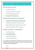 BIOD152 A&P 2 -Portage Learning Final Exam With  Accurate Answers 100&percnt; Guarantee Pass 2026&sol;2027