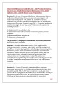 ANCC AGACNP Frances Guide Review &ndash; 200 Practice Questions&comma; Answers and Detailed Informative Rationales -2026&sol;2027 Update &vert; Acute Care NP Board Exam Preparation 