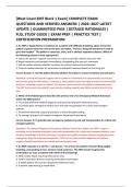 West Coast EMT Block 1 Exam&rsqb; COMPLETE EXAM &NewLine;QUESTIONS AND VERIFIED ANSWERS &vert; 2026&ndash;2027 LATEST &NewLine;UPDATE &vert; GUARANTEED PASS &vert; DETAILED RATIONALES &vert; &NewLine;FULL STUDY GUIDE &vert; EXAM PREP &vert; PRACTICE TEST &vert; &NewLine;CERTIFICATION PREPARATION