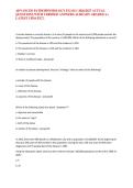 ADVANCED PATHOPHYSIOLOGY EXAM 1 2026&sol;2027 ACTUAL QUESTIONS WITH VERIFIED ANSWERS ALREADY GRADED A&plus; LATEST UPDATE&excl;&excl;&excl;&period;
