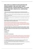 WGU D184 Exam&rsqb; COMPLETE EXAM QUESTIONS AND &NewLine;VERIFIED ANSWERS &vert; 2026&ndash;2027 LATEST UPDATE &vert; &NewLine;GUARANTEED PASS &vert; DETAILED RATIONALES &vert; FULL STUDY &NewLine;GUIDE &vert; EXAM PREP &vert; PRACTICE TEST &vert; CERTIFICATION &NewLine;PREPARATION