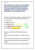 NFHS BASKETBALL EXAM PART II 2026 &vert; 100 ACTUAL EXAM QUESTIONS & VERIFIED ANSWERS &vert; GRADED A&plus;