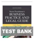 TEST BANK FOR Nurse Practitioner's Business Practice and Legal Guide 8th Edition by Carolyn Buppert&period;ISBN&colon;978-1284286434 COMPLETE GUIDE All CHAPTERS COVERED 100&percnt; VERIFIED A&plus; GRADE ASSURED&excl;&excl;&excl;&excl;&excl; NEW LATEST UPDATE&excl;&excl;&excl;&excl;&excl;