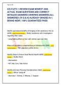 ICE-FLETC 1 REVIEW EXAM 2026 &vert; 70 ACTUAL EXAM QUESTIONS & VERIFIED ANSWERS &vert; GRADED A&plus;