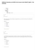 N580 Quiz 6 Questions and 100&percnt; Correct answers Latest 2026&sol;27 Update &ndash; Post University