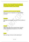ENVSOCTY 2OC3 EXAM NEWEST WITH COMPLETE &NewLine;QUESTIONS AND ANSWERS &sol;&sol;VERIFIED&sol;&sol;GRADED &NewLine;A&plus;&sol;&sol;ALREADY PASSED LATEST UPDATE