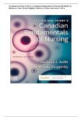 Test Bank For Potter & Perry's Canadian Fundamentals Of Nursing 7th Edition By Astle&comma; Duggleby&comma; Potter&comma; Perry &vert; ISBN 9780323870658