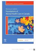 TEST BANK FOR Morrison-Valfre&rsquo;s Foundations of Mental Health Care in Canada&comma; 2nd Edition by Boris Bard&comma; Eric MacMullin&comma; and Jacqueline Williamson ISBN&colon;978-0443268946 COMPLETE GUIDE 100 &percnt; VERIFIED A&plus; GRADE ASSURED&excl;&excl;&excl;&excl; LATEST UPDATE&excl;&excl;&excl;&excl;