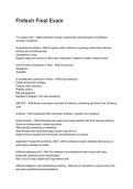 Fintech Final Exam Questions with Verified Answers &lpar;2026&sol;2027&rpar;