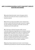 AMPP C3 HAZARDOUS MATERIALS SAFETY EXAM SCRIPT COMPLETE&NewLine;QUESTIONS AND ANSWERS