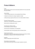 A BUNDLE DEAL FOR FINTECH EXAM Questions with Verified Answers &lpar;2026&sol;2027&rpar;