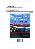 Test Bank for Law Enforcement in the 21st Century&comma; 4th Edition by Heath Grant&semi;Karen Terry&comma; 9780134158204&comma; Covering Chapters 1-13 &vert; Includes Rationales