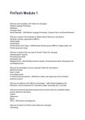 FinTech Module 1 Questions with Verified Answers &lpar;2026&sol;2027&rpar;