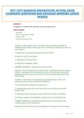 NYC CITY ASSESSOR &lpar;PROMOTION&rpar; ACTUAL EXAM COMPLETE QUESTIONS AND DETAILED ANSWERS LATEST UPDATE