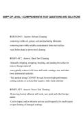 AMPP CIP LEVEL 1 COMPREHENSIVE TEST QUESTIONS AND SOLUTIONS