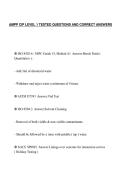 AMPP CIP LEVEL 1 TESTED QUESTIONS AND CORRECT ANSWERS