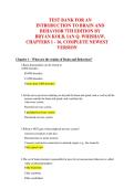 Introduction to Brain and Behavior 7th Edition Test Bank Chapters 1&ndash;16
