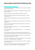 AMS 263 COMPLETE QUESTIONS AND VERIFIED SOLUTIONS
