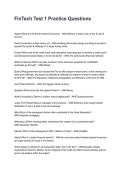 FinTech Test 1 Practice Questions  with Verified Answers &lpar;2026&sol;2027&rpar;