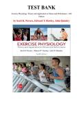 Exercise Physiology&colon; Theory and Application to Fitness and Performance&comma; 12th Edition &mdash;  by Scott Powers&comma; Edward Howley and John Quindry &vert; Complete Test Bank &lpar;Ch&period; 1-24&rpar;