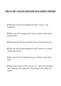 AMS 272 UNIT 3 SOLVED QUESTIONS WITH CORRECT ANSWERS