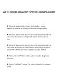 AMS 274 TURBINES ACTUAL TEST PAPER WITH COMPLETE ANSWERS