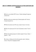 AMS 274 TURBINES CERTIFICATION EVALUATION QUESTIONS AND&NewLine;ANSWERS