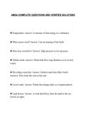 AMSA COMPLETE QUESTIONS AND VERIFIED SOLUTIONS