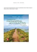 Managerial Accounting Mega Bundle &vert; 9 Test Banks & Solution Manuals &vert; WGU D101&comma; Horngren&comma; Weygandt&comma; Edmonds&comma; Garrison & Whitecotton