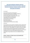 WGU D556 CORPORATE FINANCIAL ANALYSIS &NewLine;COMPREHENSIVE OA MASTER STUDY GUIDE &vert; 2026&sol;2027 &NewLine;UPDATED &vert; FORMULAS&comma; WORKED EXAMPLES&comma; PRACTICE &NewLine;QUESTIONS & RATIONALES