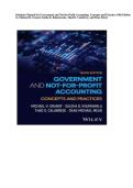 Solutions Manual For Government And Not-for-Profit Accounting 10th Edition By Granof&comma; Khumawala&comma; Calabrese & Mead &vert; ISBN 9781394330447