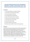 WGU D587 GENDER AND HEALTH TASK 3 PERFORMANCE &NewLine;ASSESSMENT &vert; SCENARIO 1&colon; HEART DISEASE &vert; MULTI-LEVEL &NewLine;GENDER-INCLUSIVE RISK-PREVENTION STRATEGIES &vert; 2026 