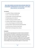 WGU D589 CHRONIC AND INFECTIOUS DISEASES OBJECTIVE &NewLine;ASSESSMENT COMPREHENSIVE STUDY GUIDE &vert; HLTH 3600 &vert; &NewLine;2026 UPDATED &vert; OA EXAM PREP 