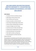 WGU D589 CHRONIC AND INFECTIOUS DISEASES &NewLine;OBJECTIVE ASSESSMENT V1 &vert; 150 QUESTIONS AND &NewLine;CORRECT ANSWERS WITH RATIONALES &vert; HLTH 3600 &vert; &NewLine;2026 UPDATED 