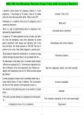 RNC-OB Certification Review Exam Test with Answers Rated A