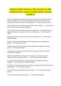 Radiation Safety Final Exam with all Correct & 100&percnt; Verified Answers &vert;Actual Complete Update &vert;Already Graded A&plus;