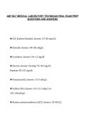 AMT MLT MEDICAL LABORATORY TECHNICIAN REAL EXAM PREP&NewLine;QUESTIONS AND ANSWERS