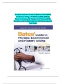 Test Bank for Bates&rsquo; Guide To Physical Examination and History Taking 14th Edition &lpar;LWW&comma; 2025&rpar; by Rainier P&period; Soriano&comma; Isbn no&semi; 9781975218348&comma; all 20 Chapters Covered