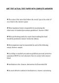 AMT TEST ACTUAL TEST PAPER WITH COMPLETE ANSWERS