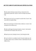 AMT TEST COMPLETE QUESTIONS AND VERIFIED SOLUTIONS