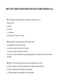 AMT TEST PAPER QUESTIONS AND SOLUTIONS GRADED A A&plus;