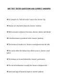 AMT TEST TESTED QUESTIONS AND CORRECT ANSWERS