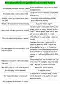 Police Entrance Exam Questions and Answers Rated A