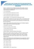 ARIZONA CR8 FLOOR COVERING PRACTICE EXAM QUESTIONS AND DETAILED ANSWERS &vert; PLUS RATIONALES &vert; GUARANTEED PASS &vert; LATEST EXAM UPDATE