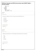 N582 Quiz 5 Questions and 100&percnt; Correct answers Latest 2026&sol;27 Update &ndash;&NewLine;American Sentinel