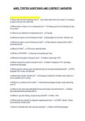 AMZL TESTED QUESTIONS AND CORRECT ANSWERS