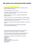 AMZL UPDATED ACTUAL QUESTIONS AND CORRECT ANSWERS
