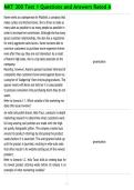 MKT 300 Test 1 Questions and Answers Rated A
