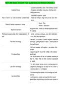 MKT 300 Exam 1 Karrh Test Questions and Answers Rated A